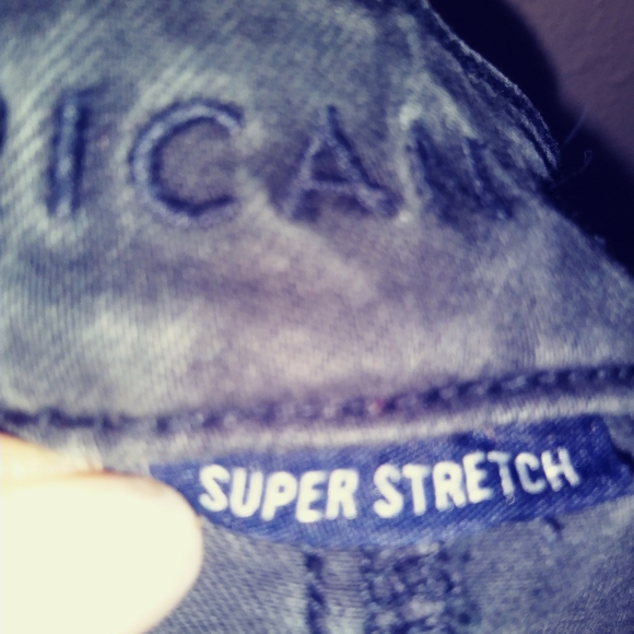 AE Super Stretch distressed gray jeans. 10 r - Picture 3 of 4